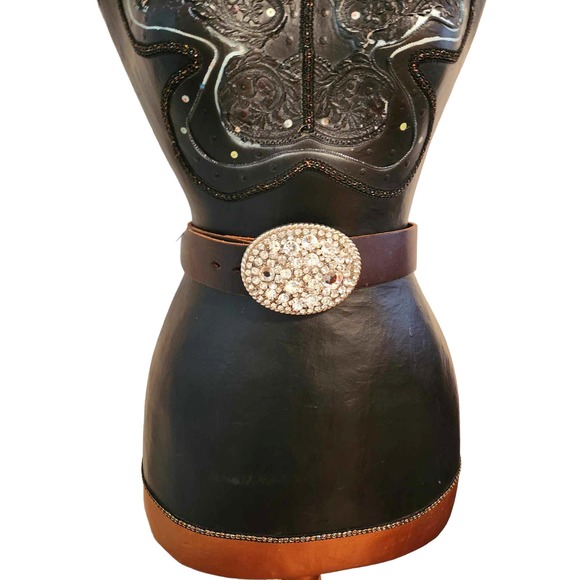 Douglas Cloutier Brown Leather Belt 4\